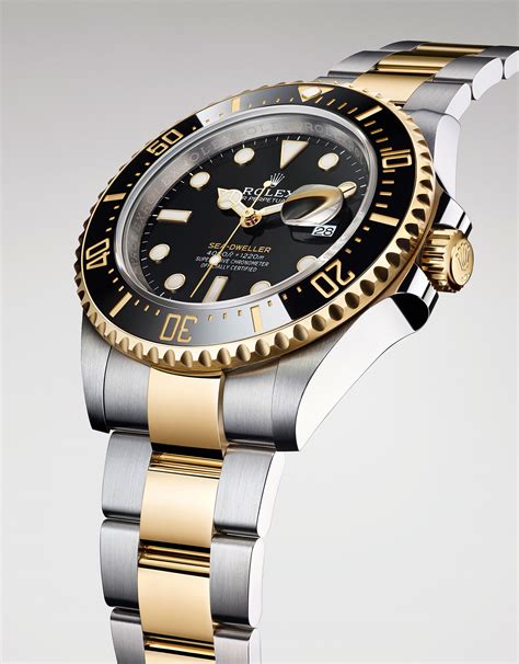 rolex sea dweller black gold|rolex sea dweller price new.